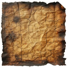 An aged parchment paper texture with burnt edges and vintage appeal