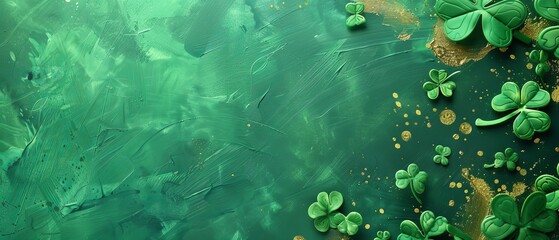 Saint Patrick's day abstract background