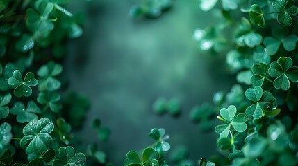 Saint Patrick's day abstract background