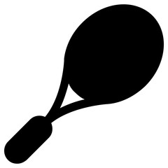 badminton icon, simple vector design