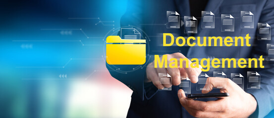 document management concept. business concept