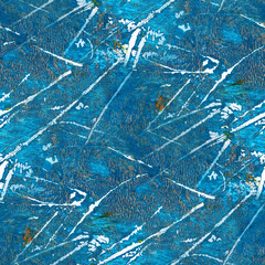 Abstract seamless pattern with acrylic painting.