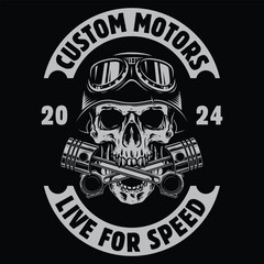 Custom Motors Live For Speed graphic design