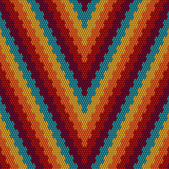 Seamless pattern in retro style, 60s, 70s, 80s