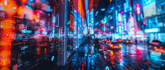 abstract background with lights