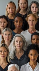 Unity in Diversity Multiethnic Women Standing Together