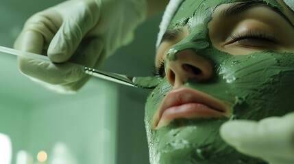 Beauty Spa Session Woman's Skincare Treatment