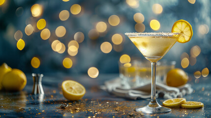 Lemon drink cocktail