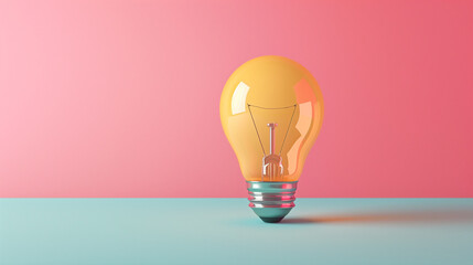 Lightbulb 3D render