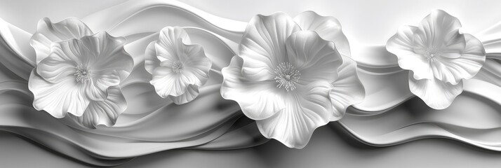 Abstract White 3D Studio Background Cosmet, Background HD, Illustrations