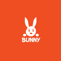 cute bunny rabbit logo design