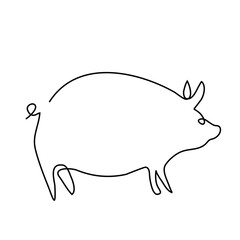 piggy icon on white background