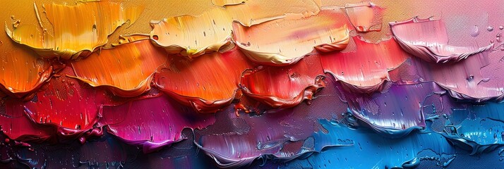 Colorful Abstraction Artistic Oil Painting, Background HD, Illustrations