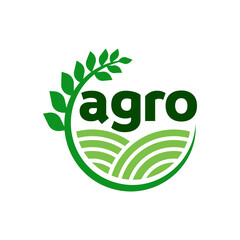 Agriculture logo. Farm concept logo design Vector on white background