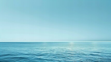 Obraz premium blue sea and blue sky