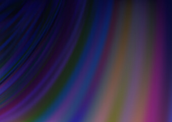 Dark Purple vector background with lava shapes.