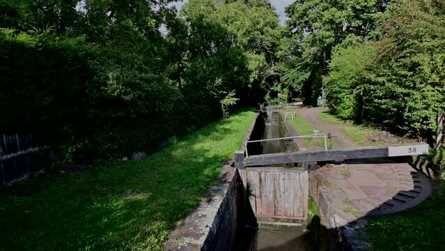 stratford canal warwickshire england uk