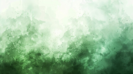 Abstract colorful watercolor background in shades of green for graphic design