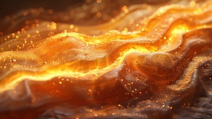 Fluid Art Liquid Metallic Gold Abstract, Background HD, Illustrations