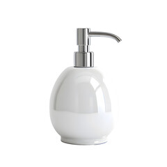 Fototapeta premium Soap dispenser mock up isolated on transparent background