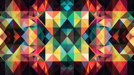 Fototapeta premium geometric abstract background is a symmetrical shapes and patterns