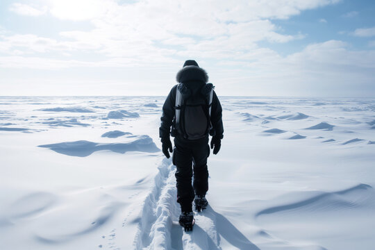 Person who participates in an expedition to the North Pole.