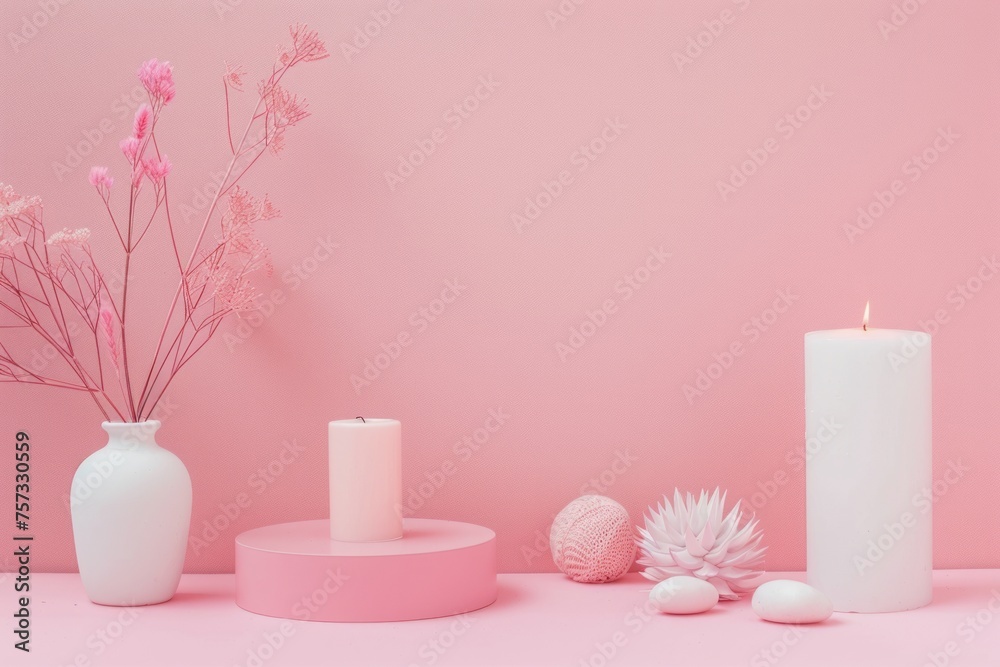 Sticker Minimalistic Elegance: Embrace minimalistic elegance with this simple yet sophisticated pink background, ideal for adding a touch of class to any project.