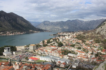 Naklejka na ściany i meble Zatoka Kotorska Czarnogóra, Montenegro