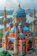 Beautiful mosque model