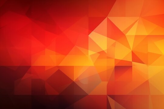 Warmth in Geometry: Explore the warmth of yellow, orange, and red tones in this geometric abstract background, offering a dynamic and inviting atmosphere for creative endeavors.