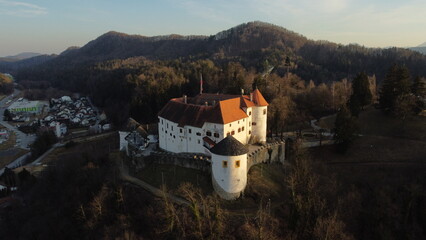 castle in the mountains