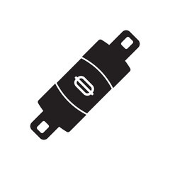 electrical fuse icon vector illustration design template