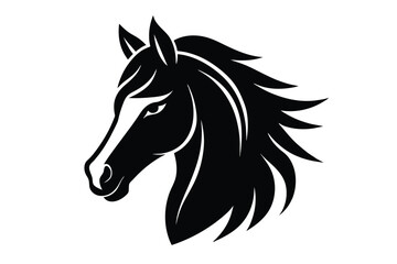 Naklejka premium horse head icon vector illustration design 6.eps