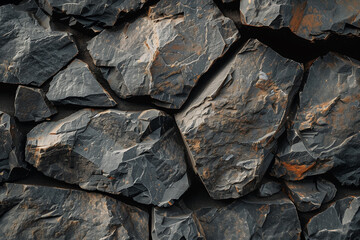 rock stone surface texture background illustration. Created with Generative AI	