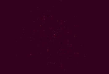 Light Pink vector template with math simbols.