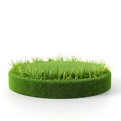 grass product stand on white background