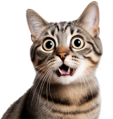 Obraz premium british cat with surprise face