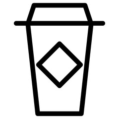 coffee icon, simple vector design