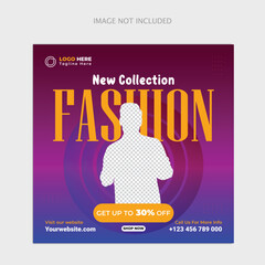 fashion sale Instagram social media post templates