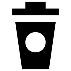 coffee cup icon, simple vector design