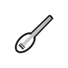 lyre icon vector illustration design template