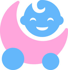 Cute Baby Logo Icon