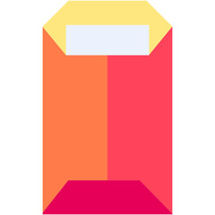 Long Envelope vector design icon.svg