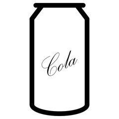 coke icon, simple vector design