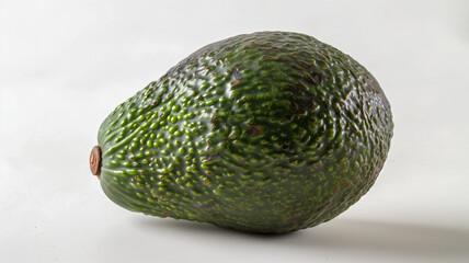 Avocado on white background