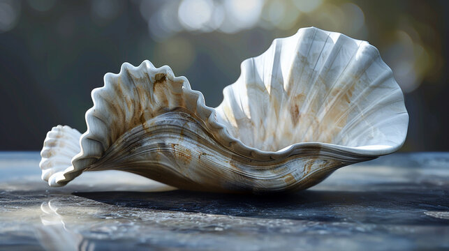 Geoduck Clam inspired sculpture with a modern twist