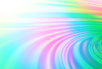 Light Multicolor, Rainbow vector background with liquid shapes.