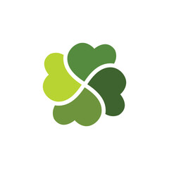 clover logo icon vector