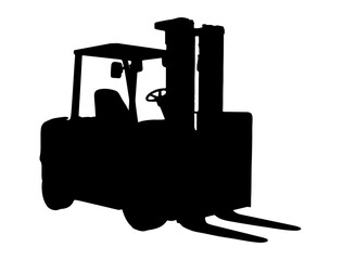 Lifter silhouette vector art white background