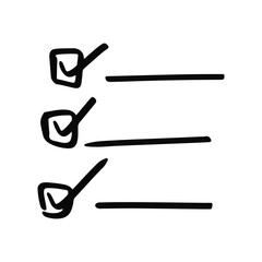 check mark list element © santi